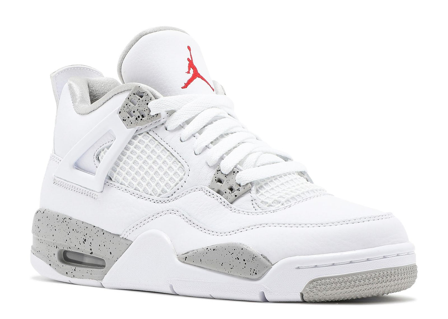Air Jordan 4 (GS) - White Oreo