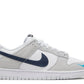 Dunk Low - White Grey Navy Aqua Mini Swoosh