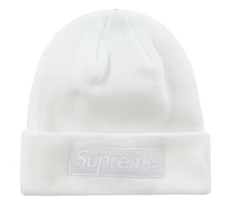 Supreme New Era Beanie - White
